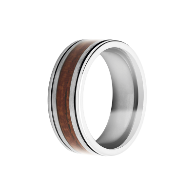 Bague CORTES en acier et...