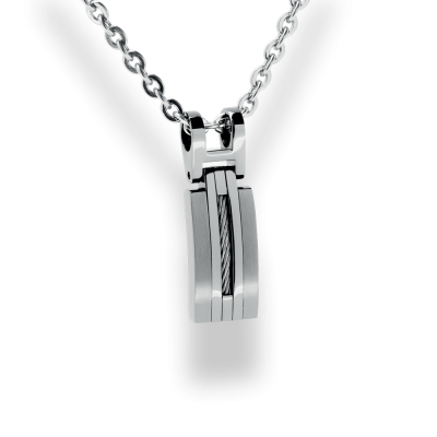 Pendentif TRINIDAD en acier