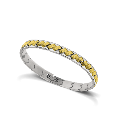 Gatsby PVD bicolore jaune