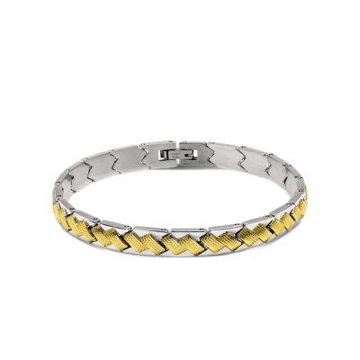 Gatsby PVD bicolore jaune