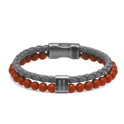 Bracelet KARMA 5mm Cuir...