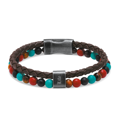 Bracelet KARMA 5mm Cuir...