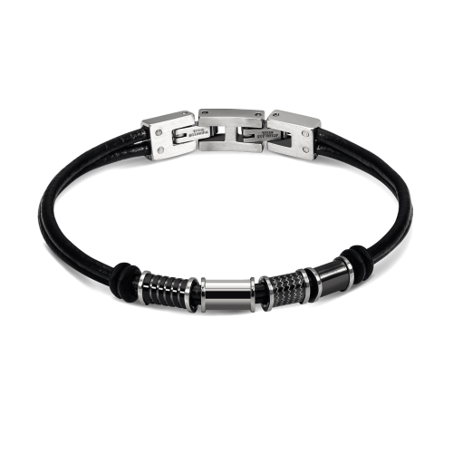 Bracelet en cuir, style jamaïcain Peace and love, pour homme, modèle