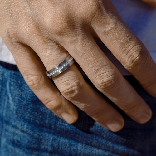 Bague Acier APOLLO 6mm...