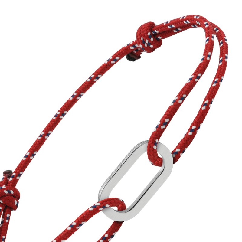 Cordon de coton de couleur rose vintage