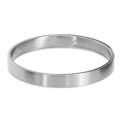 Bague Acier satiné PURE 3mm...
