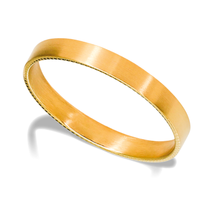 Bague Acier satiné PURE 3mm...