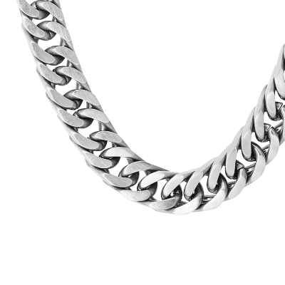 Collier Acier satiné...