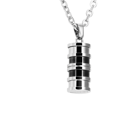 Pendentif Acier poli...