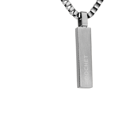 Pendentif Acier satiné PURE...