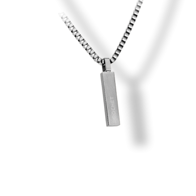 Pendentif Acier satiné PURE...