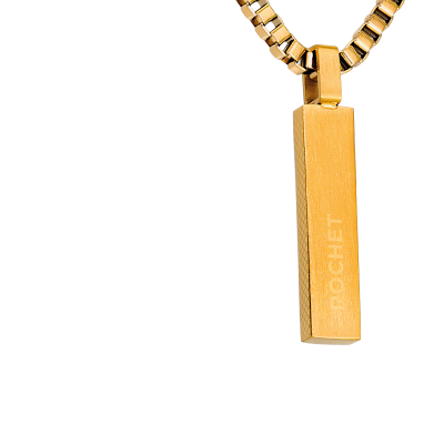 Pendentif Acier satiné PURE...