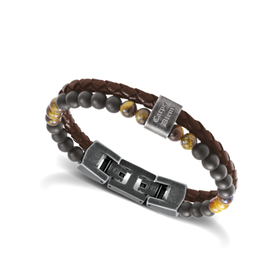 Bracelet KARMA marron carpe...