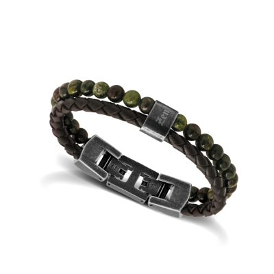 Bracelet KARMA jaspes verte