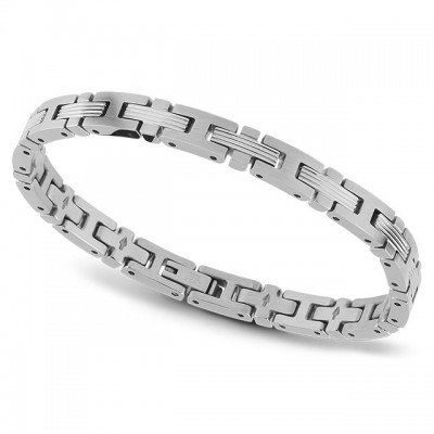 Bracelet EMPREINTE en acier...