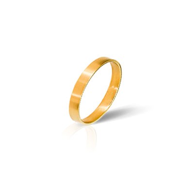 Bague PURE en acier satiné...