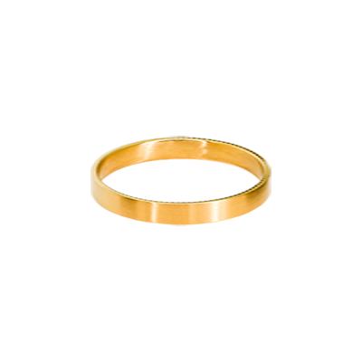 Bague PURE en acier satiné...