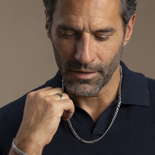 Collier FIGARO en acier...