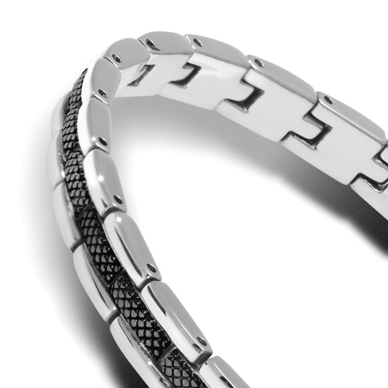 Bijoux en acier diamanté pour homme - Rochet France